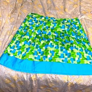Cato green n blue skirt